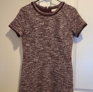 Loft Dress - Maroon size 4